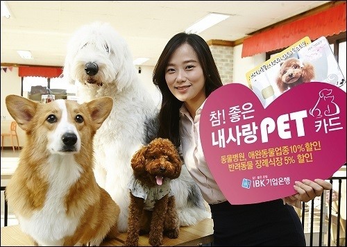 IBK기업은행 참! 좋은 내사랑 PET카드 판매