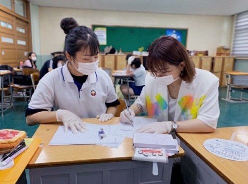 미용학원 MBC아카데미뷰티학원 논산지점, 논산여상 뷰티 동아리 진로체험 진행