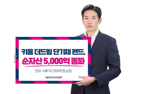 키움운용, 더드림 단기채 펀드 순자산 5000억원 돌파