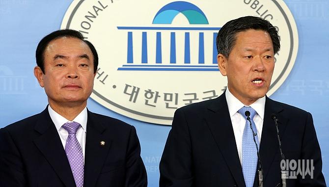 [포토] 장병완·주승용 더민당 탈당하겠습니다