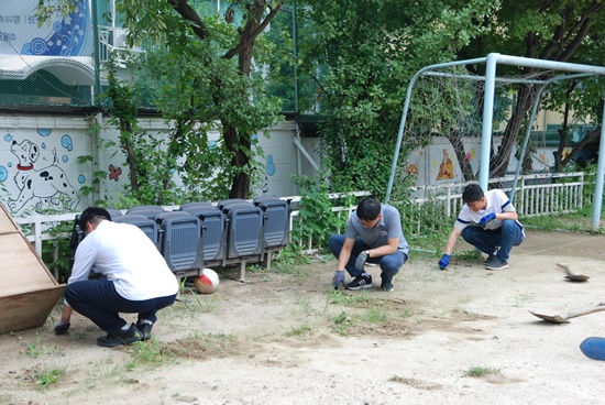 산업특수가스협회 강동꿈마을서 봉사활동
