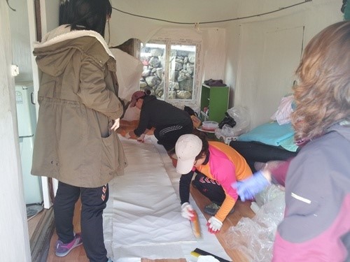 동제주복지관 퐁낭그늘 봉사단, 우도에서 복지서비스 진행