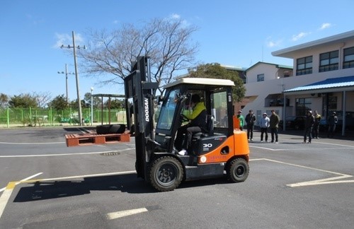한국폴리텍대학 제주캠퍼스 지게차운전과정 운영