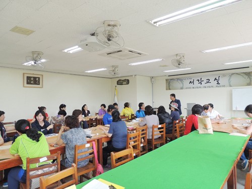 제남도서관, 서각교실 개강…9월까지 운영