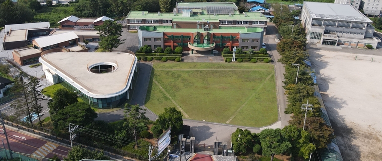 시골지역인데도 학생수가 꾸준이 증가하고 있는 ‘송산 중학교’