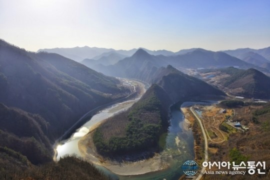 정선 한반도 지형