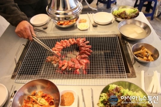 맛있는 소 갈비살이 500g에 2만원