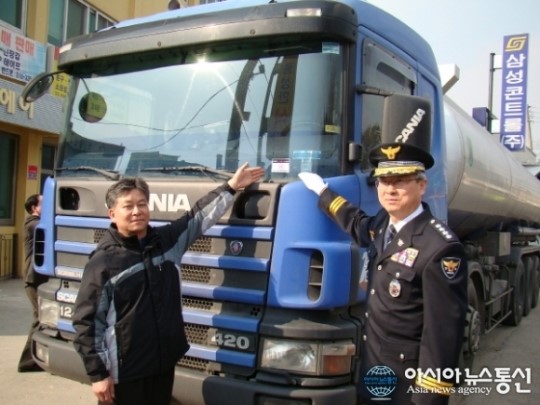안산상록署,전국 최초‘유해화학물질사고’ 방지 ‘QR코드 현판식’가져