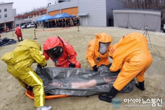 안산소방서, 실전과 같은화학사고 누출 대비 훈련”에 총력