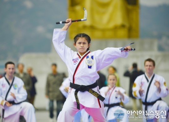 미국식 익스트림 태권도 시범
