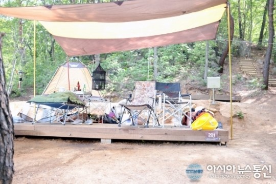 (기획) 입화산 참살이숲 야영장, 힐링은 이곳에서