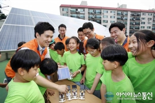한화, 태양광 ”해피 선샤인” 체험학습 실시