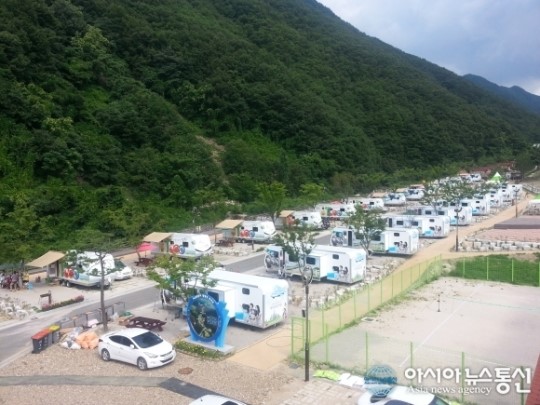 영천시, 치산관광지 캠핑장 준공