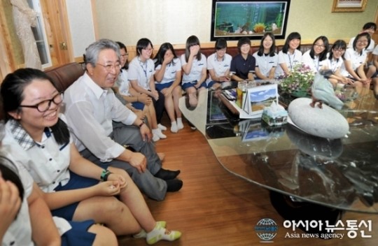제주중앙여고생,군위 군수님 관사에서의 민박 잊지못해요