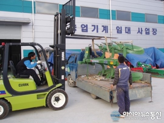 익산시, 수확철 농기계 임대 사전예약 당부