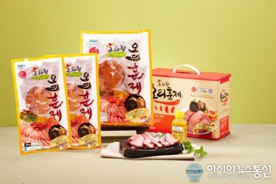 두메산골 영농조합 , 힐링푸드 친환경 ‘오리훈제’ 인기