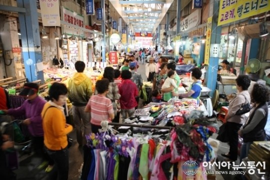 논산시 추석명절 전 전통시장 주변도로 주차허용