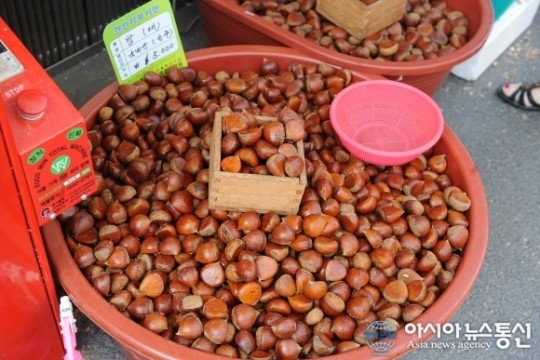 한가위만큼 풍성한 햇밤