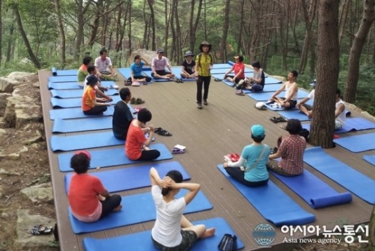 상주 한방산업단지 행복의 숲 힐링타고 인기