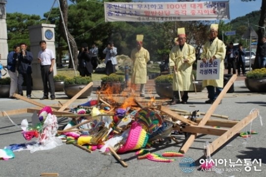 이필용 군수 태생산단추진 군민여론조사 시사