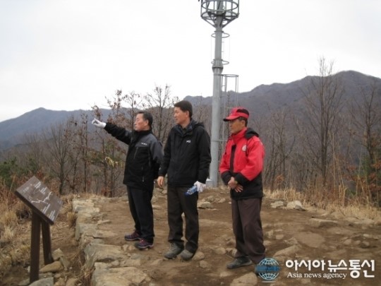 강성복 산청부군수, 산불감시초소 근무자 격려