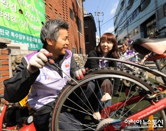 자전거 공짜로 수리하세요