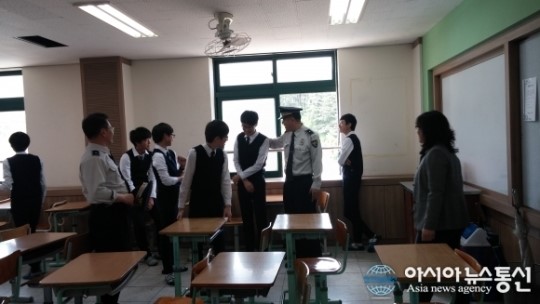 동해경찰서,  학교폭력 예방을 위한 교내 틈새순찰 실시