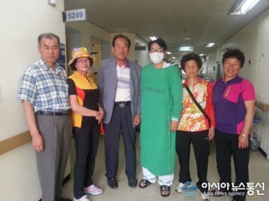 임실군 삼계면 아픔을 함께 나누는 세심마을 주민들
