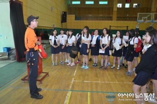 태백소방서 장성여자고등학교 학생대상 소소심 교육 실시