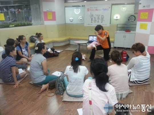 인천남동소방서, 도담도담 장난감월드(예술회관점)에서 응급처치교육
