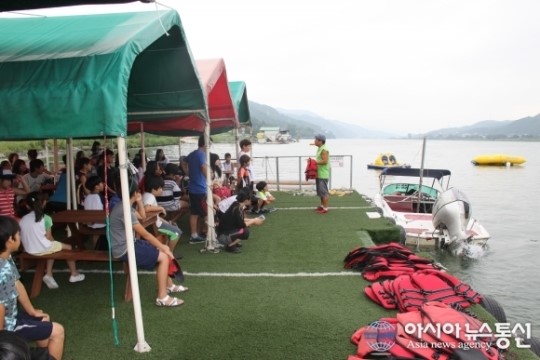경기도생활체육회 소외계층 아이들 수상스포츠 함께해
