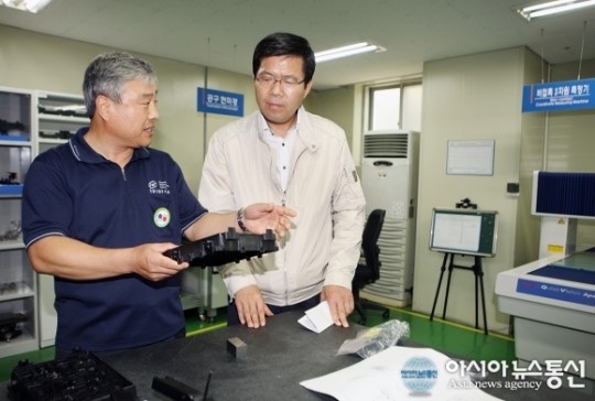 공재광 평택시장, 덕일산업㈜ 찾아 근로자 격려