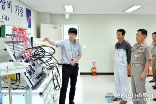 금하네이벌텍, 해군 기술행정학교에 실습장비 기증