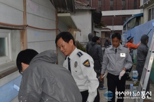 밀양서, 한마음길(방범벽화) 조성