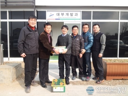 안산 대부동 주민자치위원회, 대부해양관광본부 방문 격려