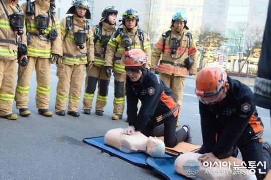 영등포소방서 환자의 소중한 생명을 살리기 위해!