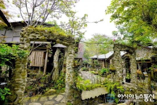 타이완 아리산 고산지대 원주민 가옥