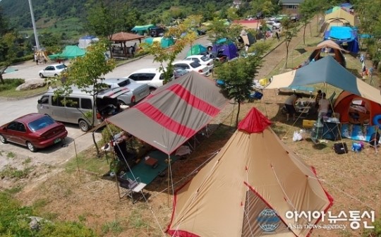 단양군 오토캠핑장 개장