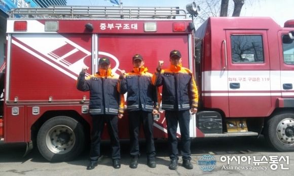 인천중부소방서 119구조대, 고독사 위기 노인 구조해