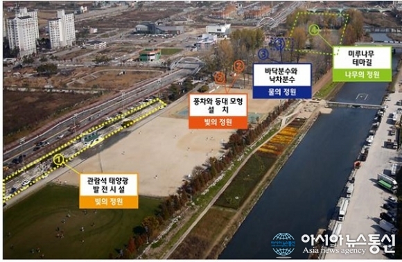 증평군, 보강천 미루나무 숲 물빛 공원 조성한다