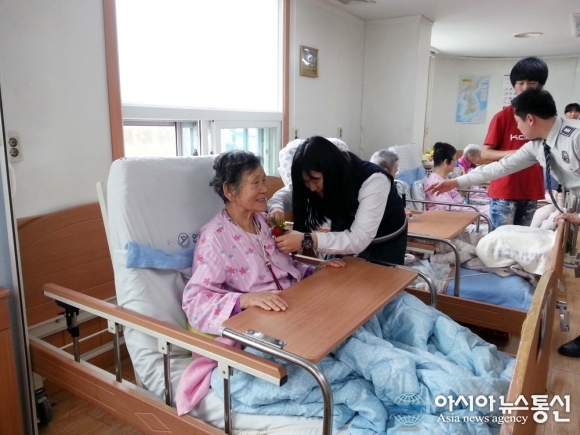 인천남동서, 노인요양병원 방문