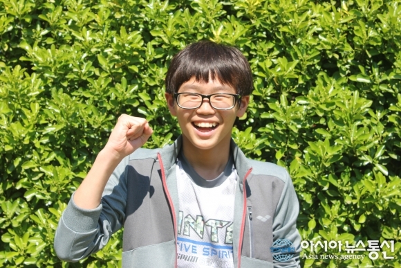 충남태인송암초 박융호 전국소년체전 자유형200M 은메달 획득