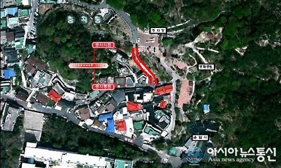 광진구, ‘용마산로30길 주변 소방차 진입도로 개설공사’ 추진