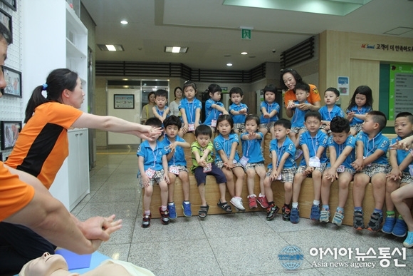 동작소방서, 칼비테어린이집 소방안전교육