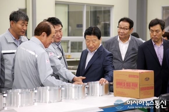 안상수 시장, 삼우금속공업(주) 찾아 ‘중소기업 애찬’