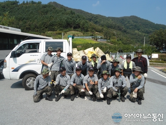 35사단 보급수송근무대, 지방하천 환경정화활동