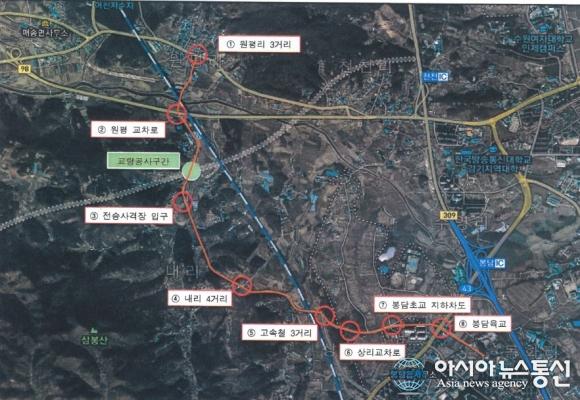비봉-매송간 도시고속도로 내달 1일 차량 통제