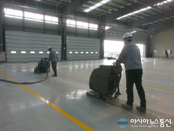 안전을 최우선으로 에코물산 시공 현장 공개