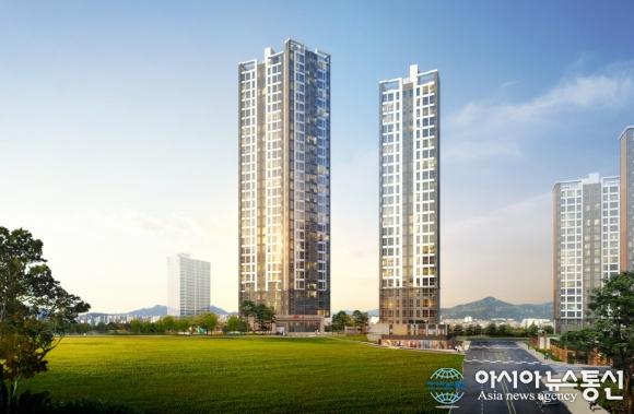 ‘아산 풍기 이지더원 2차’ 182가구 공급
