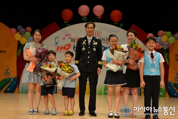 제8회 충남 119소방동요경연대회, 백합유치원·아산권곡초 대상